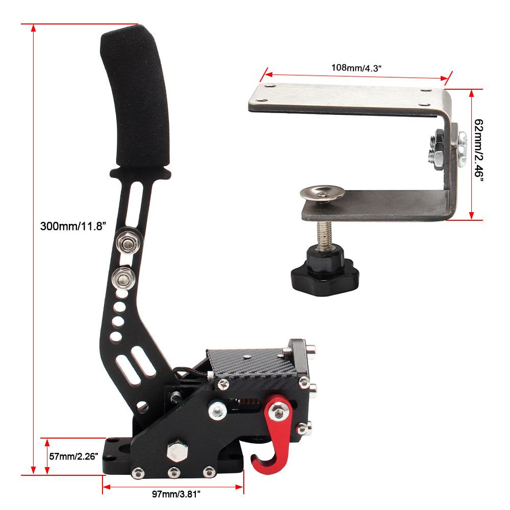 14Bit PC USB3.0 SIM Handbrake for Racing Games Steering Wheel Stand G27/G29 G920 PC WINDOWS