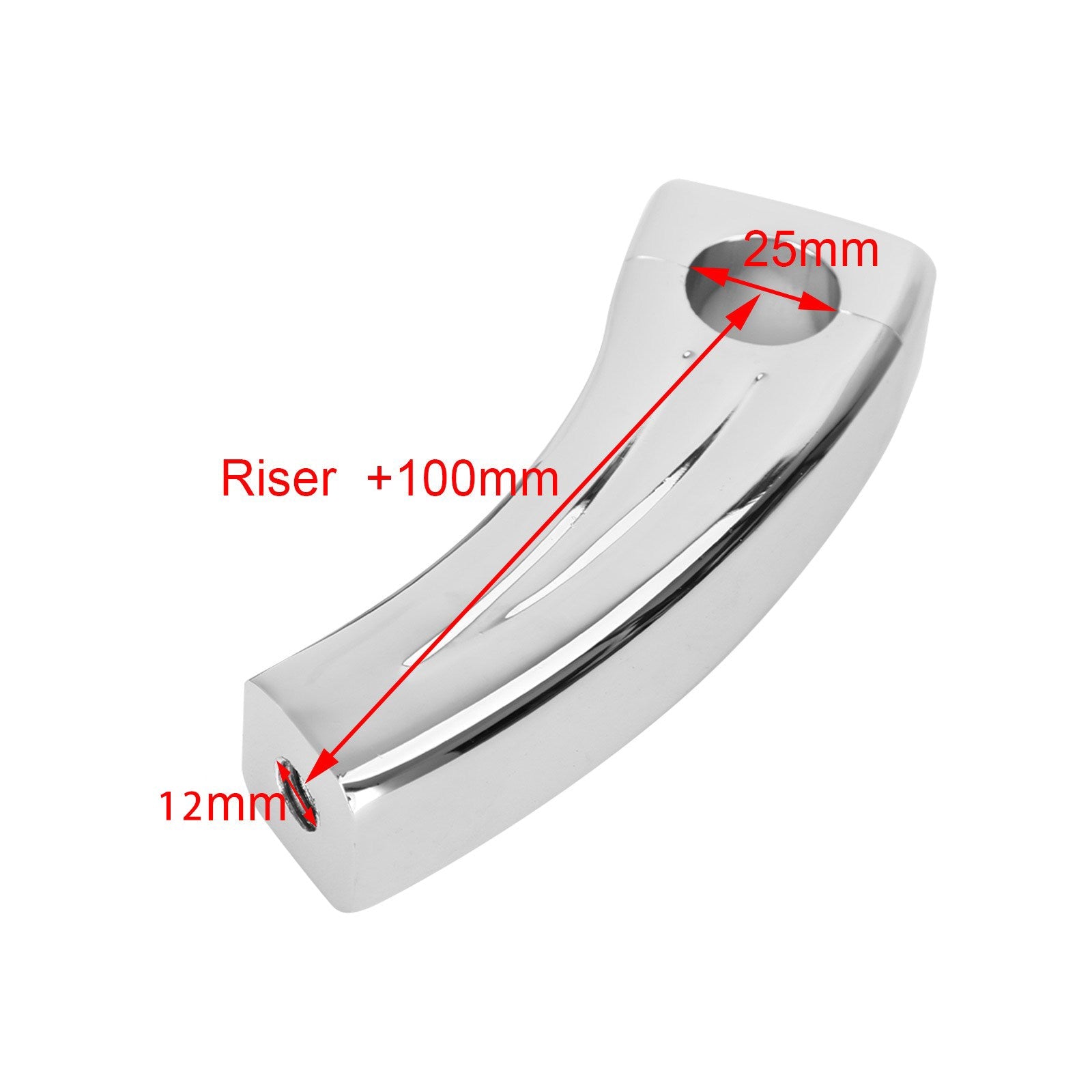 BILLET 4.5" HANDLE BAR RISERS SET 1" BARS 1.5" PULLBACK MOTORCYCLE FRONT ENDS