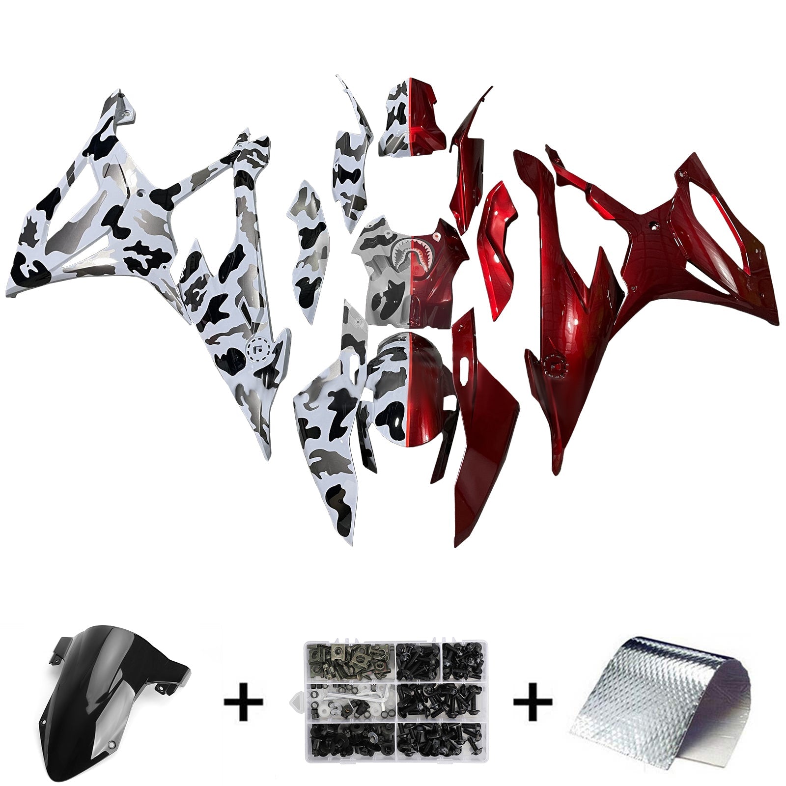 2019-2022 BMW M1000RR S1000RR Injection Fairing Kit Bodywork Plastic ABS