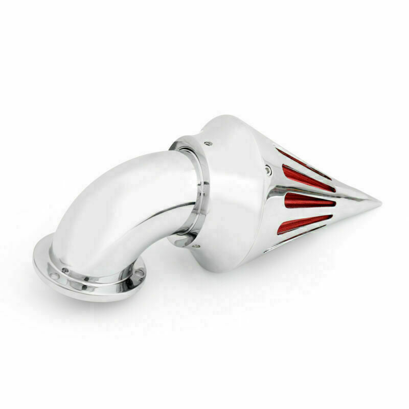 2001-2007 Softail series with EFI engine: Night Train Fat Boy Cross Bones Spike Air Cleaner Intake Filter Chrome