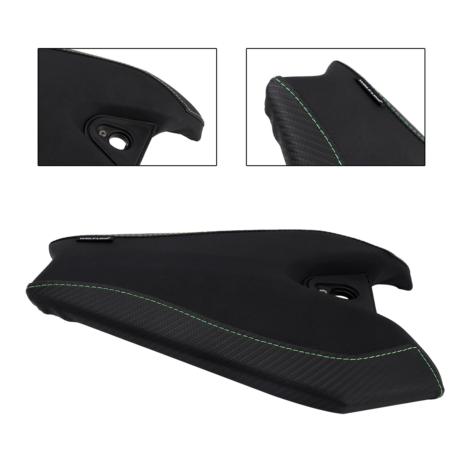 2014-2025 For Kawasaki Z1000 Rear Passenger Seat Cushion Pillion Flat Green2 24 Red