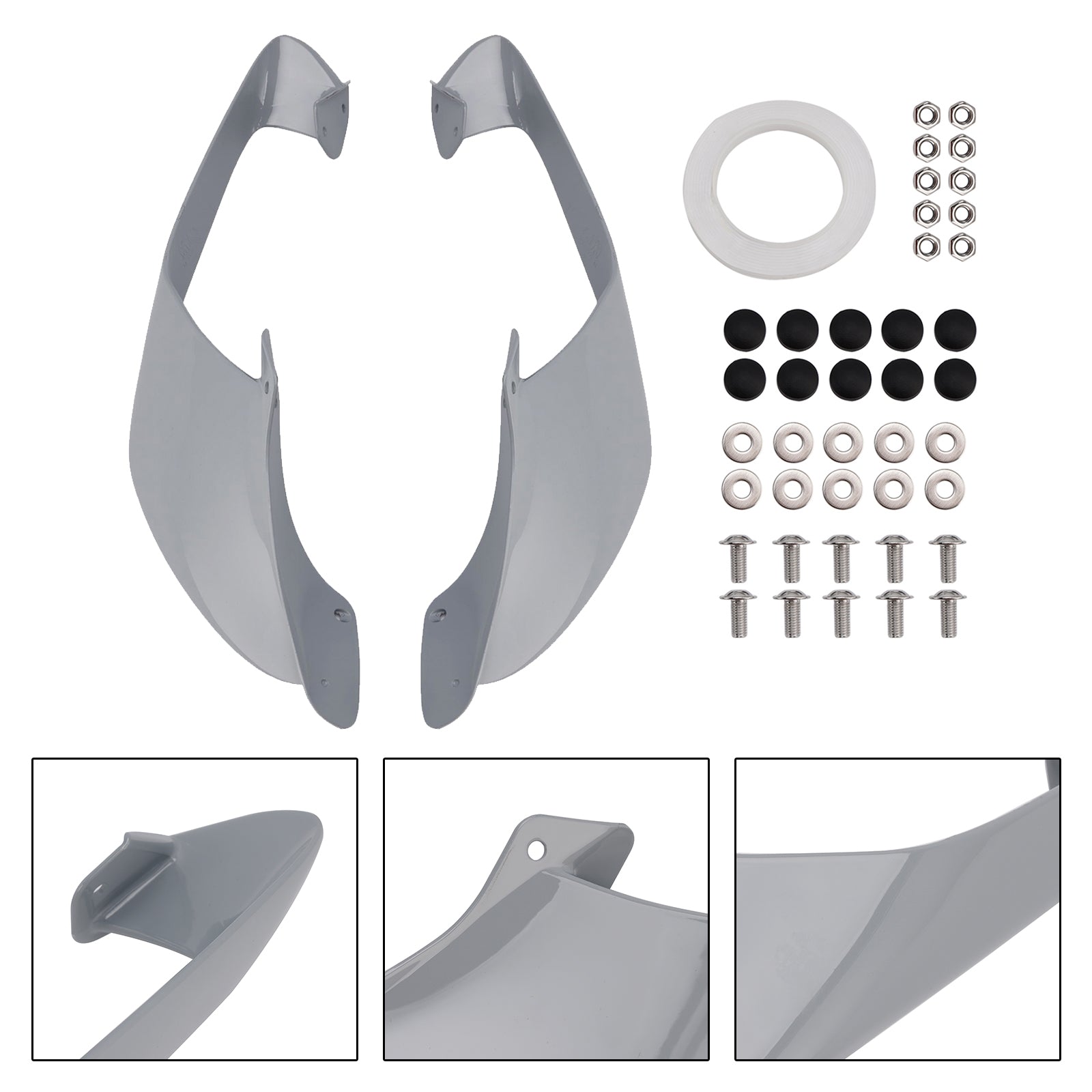 2021-2024 Yamaha YZF R1 R1M Front Side Winglets Wings Spoiler Fairing