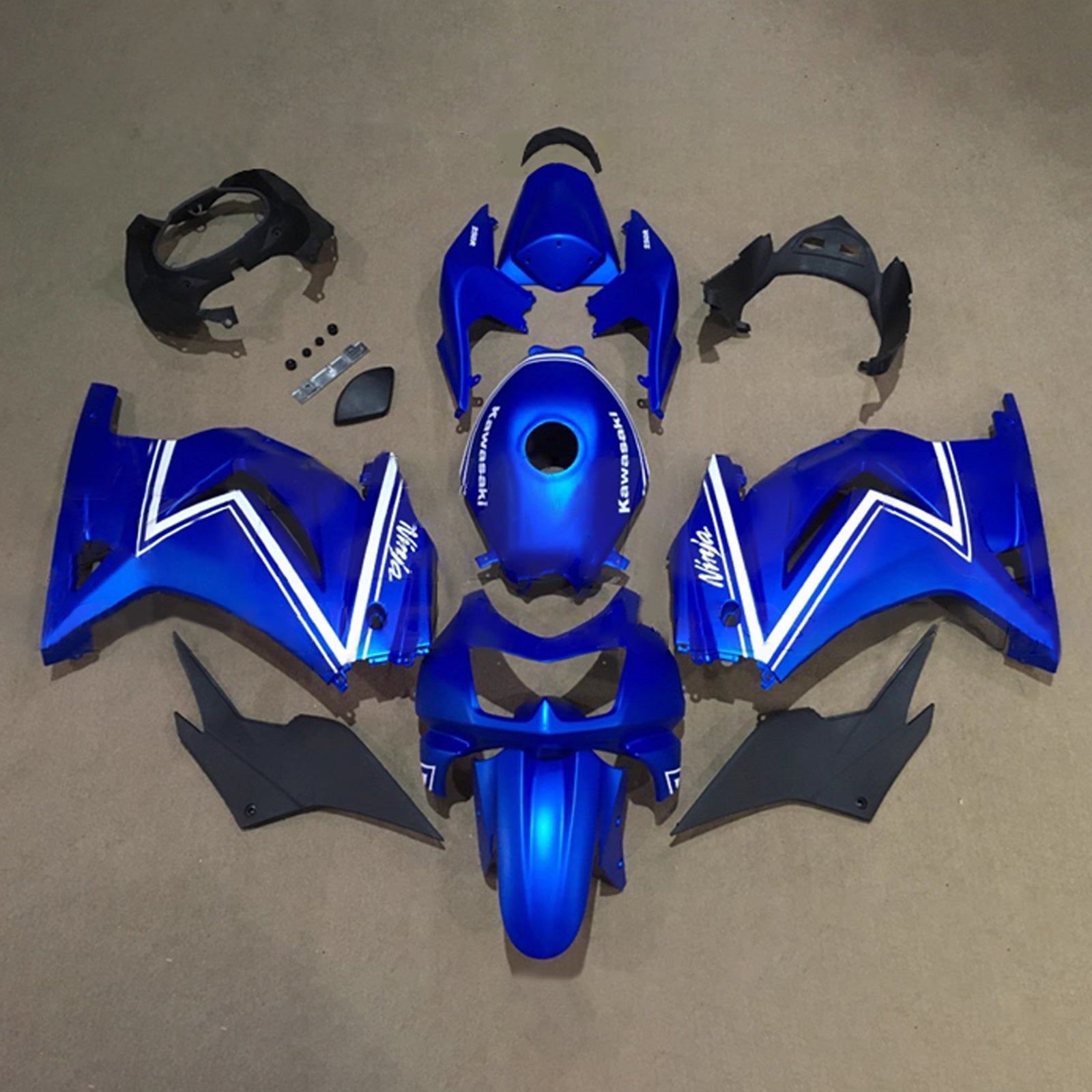 Injection Fairing Kit Bodywork Plastic ABS fit For Kawasaki EX250 Ninja250R 2008-2012