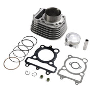 1985-1989 Yamaha YFM200 Moto-4 200 67mm Cylinder Jug Top End Piston Gaskets Kit 21V-11310-00
