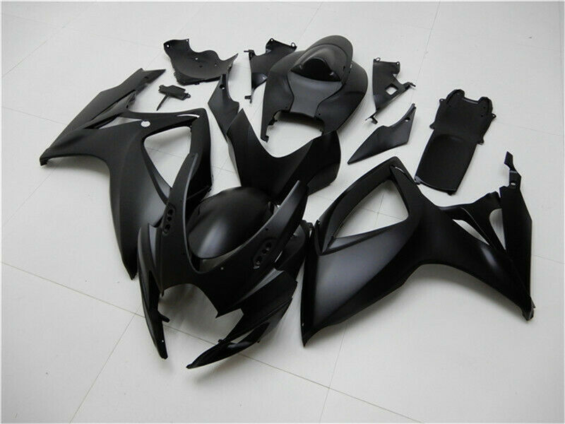 2006-2007 Suzuki GSXR 600/750 Fairing Matt Black Kit