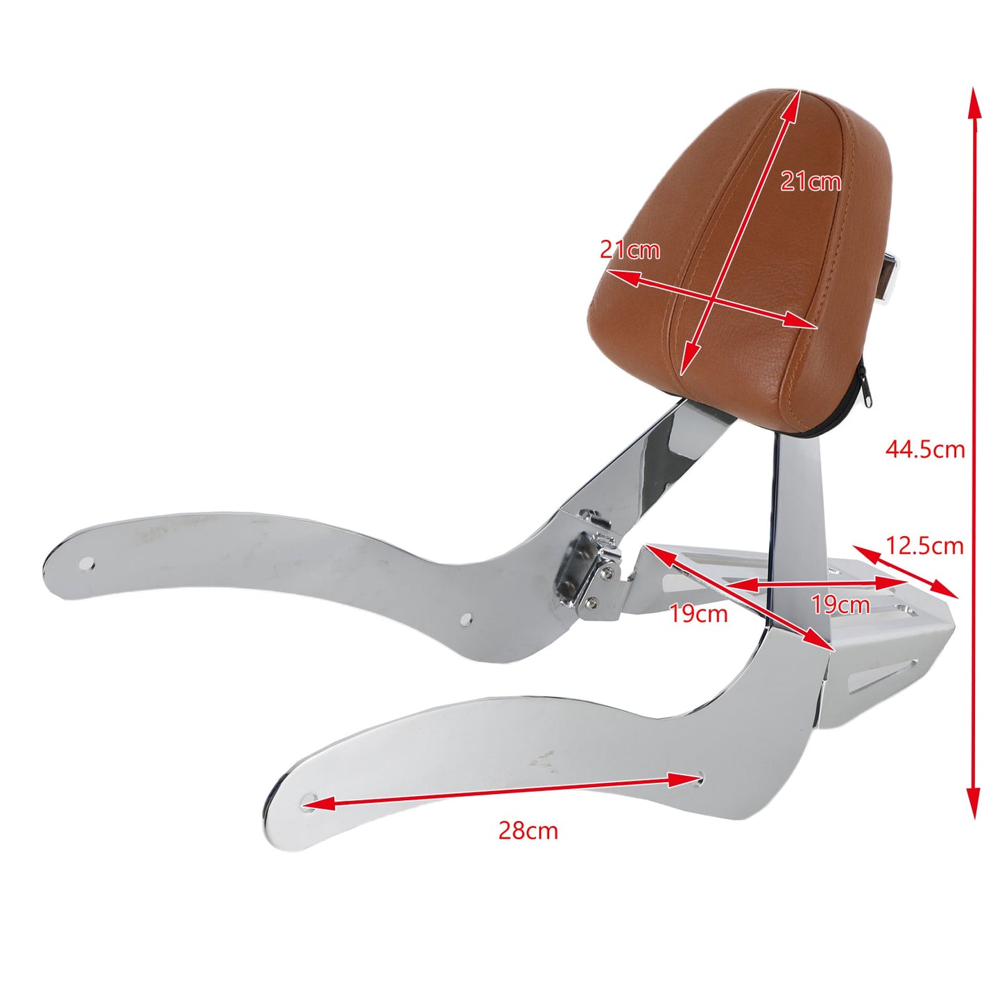 15-20 Indian Scout Scout Sixty ABS Generic FedEx Express Shipping Passenger Backrest Sissy Bar fit for