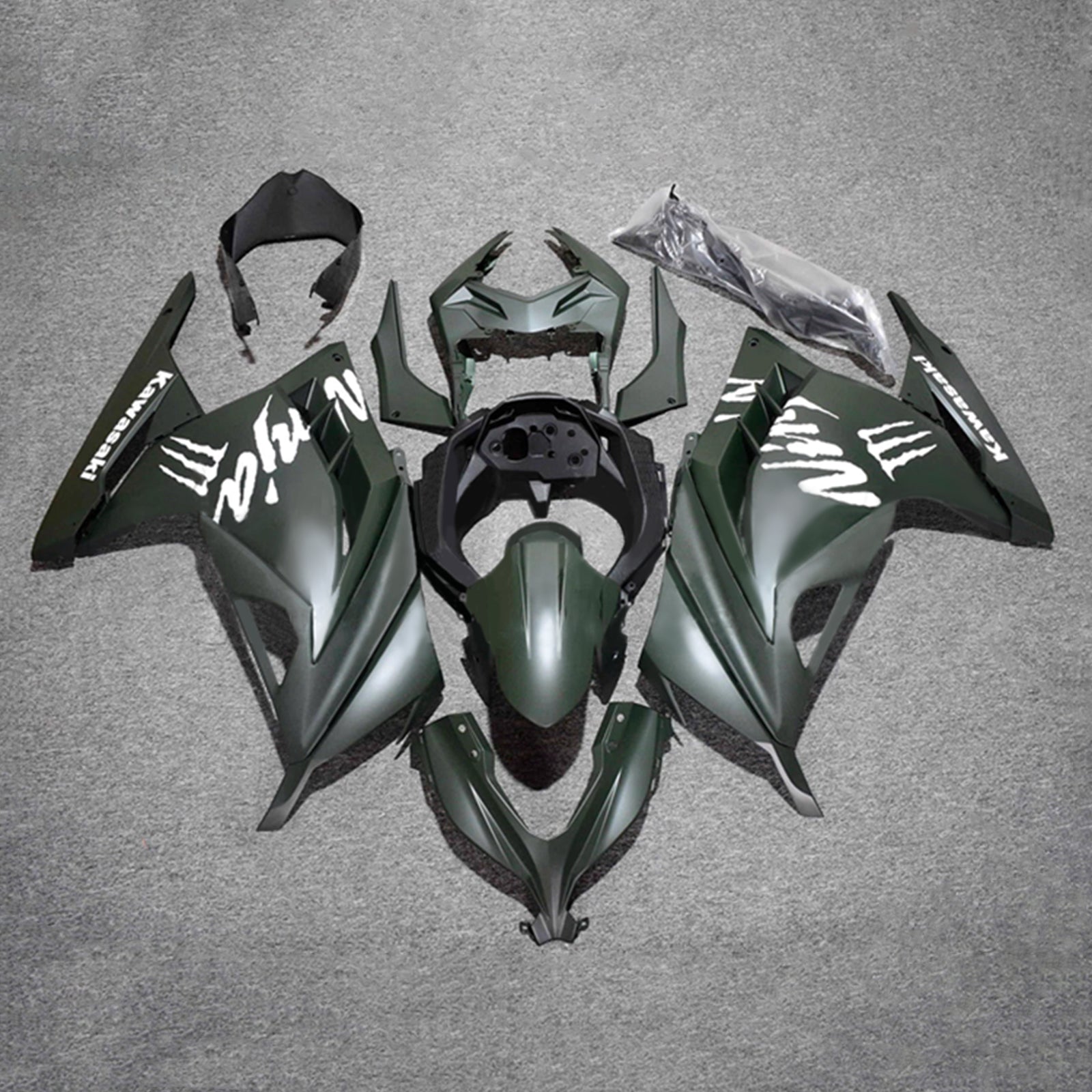 Injection Fairing Kit Bodywork Plastic ABS fit For Kawasaki EX300 Ninja300 2013-2024