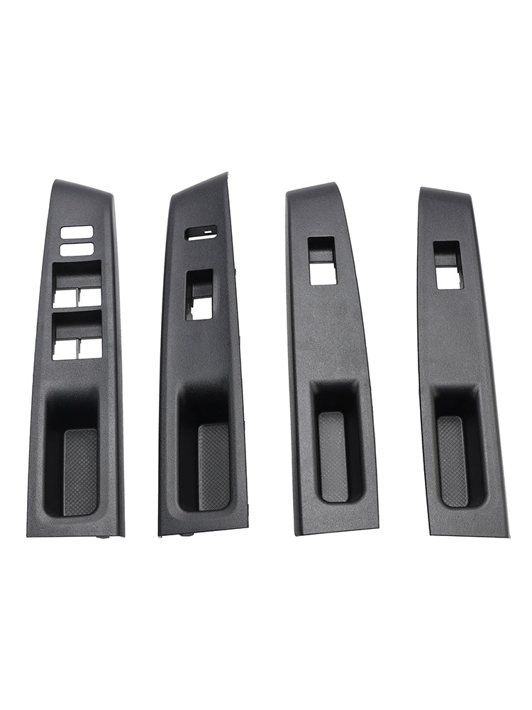 4pcs Window Switch Panel Bezel Trim For Toyota Yaris 2012-2014 74232-52550-C0 74231-52650-C0