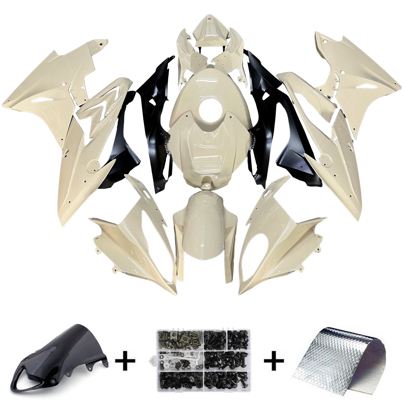 2009-2014 BMW S1000RR Injection Fairing Kit Bodywork Plastic ABS