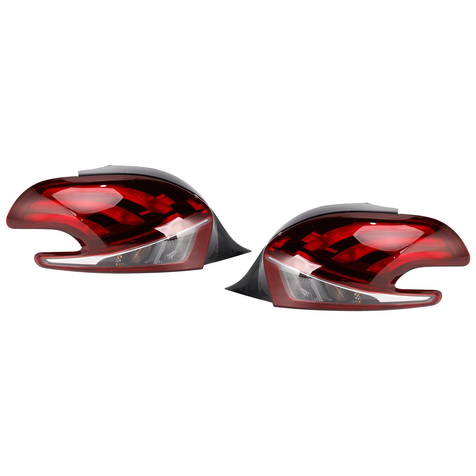 2015-2019 For Peugeot 208 LED Rear Left+Right Tail Light Lamp Facelift Models