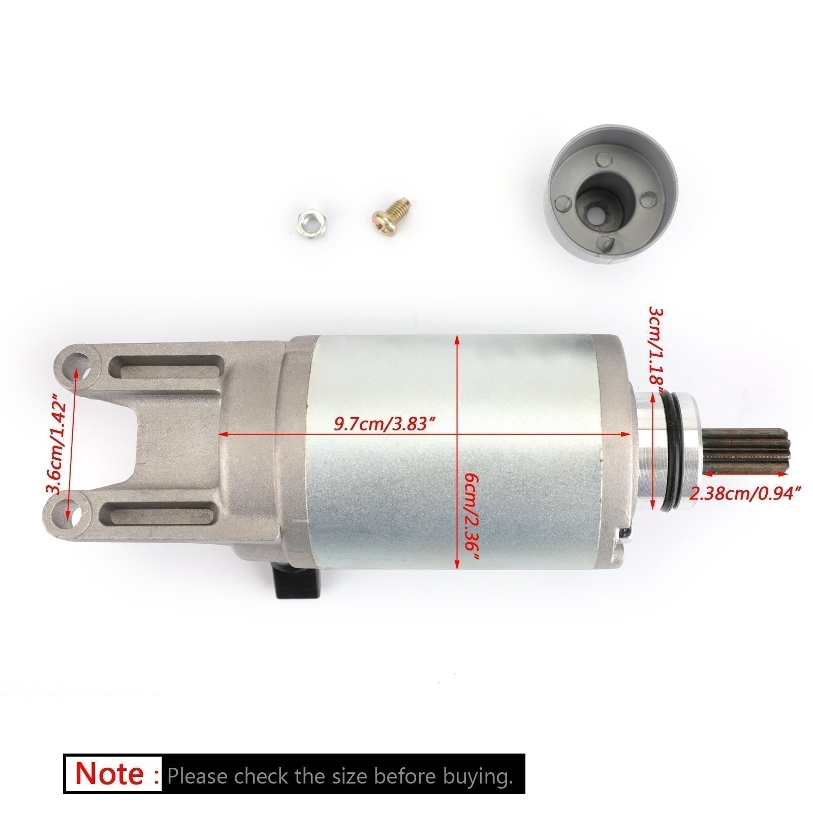 2000 Suzuki GSX400 GK7B Inazuma Electric Starter Motor 31100-10D00