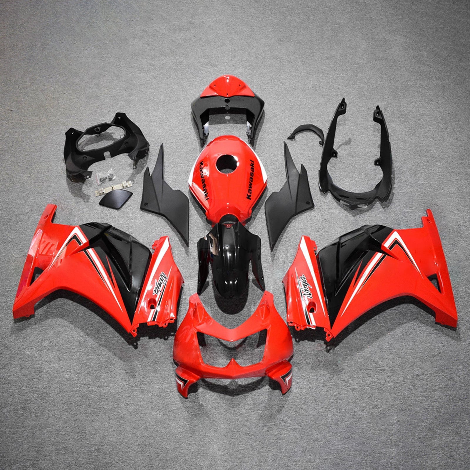 Injection Fairing Kit Bodywork Plastic ABS fit For Kawasaki EX250 Ninja250R 2008-2012