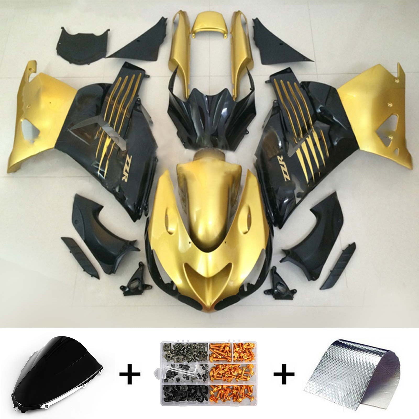 2006-2011 Kawasaki ZX14R Fairing Kit Bodywork Plastic ABS