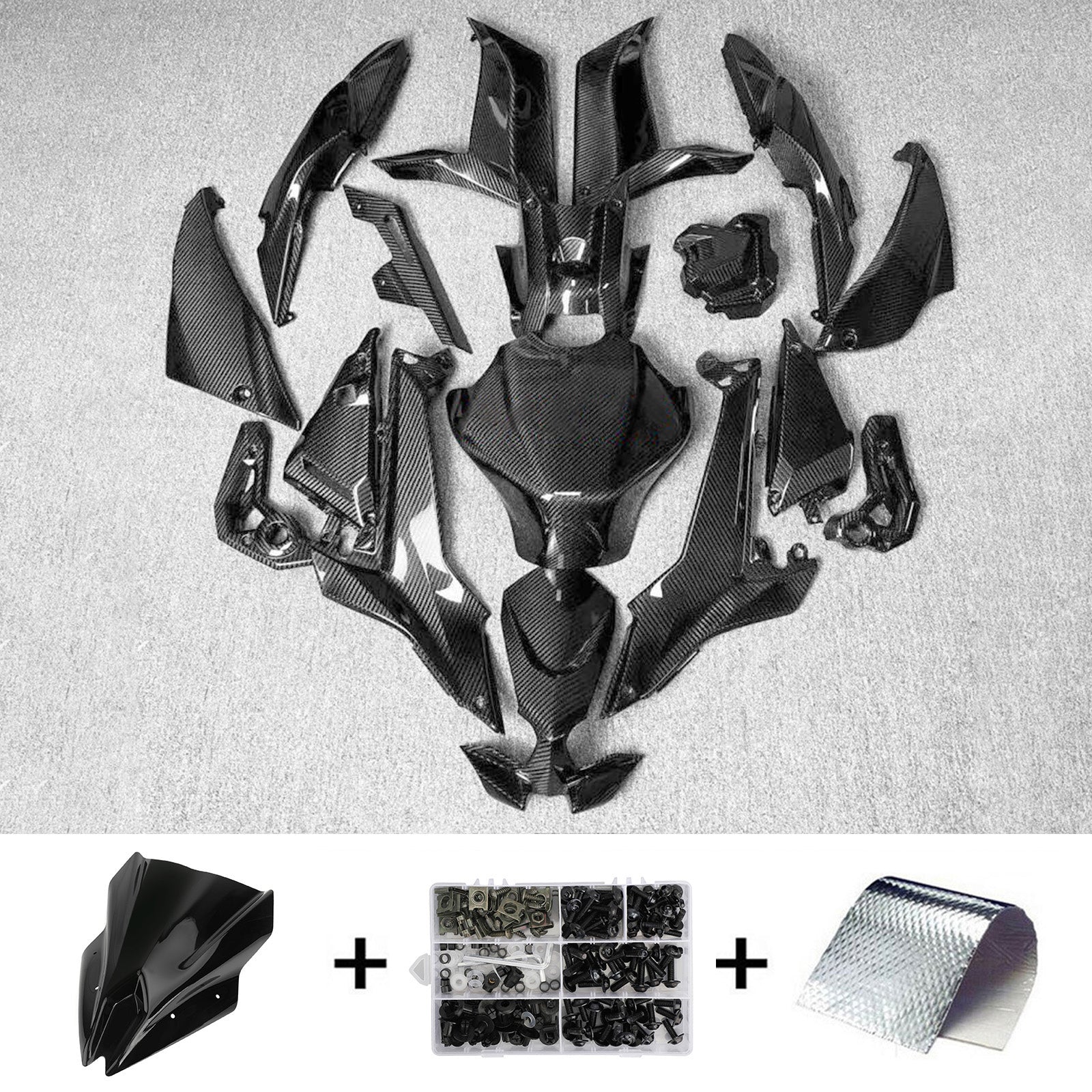 2020-2024 Kawasaki ER-6F Ninja650 Injection Fairing Kit Bodywork ABS #101