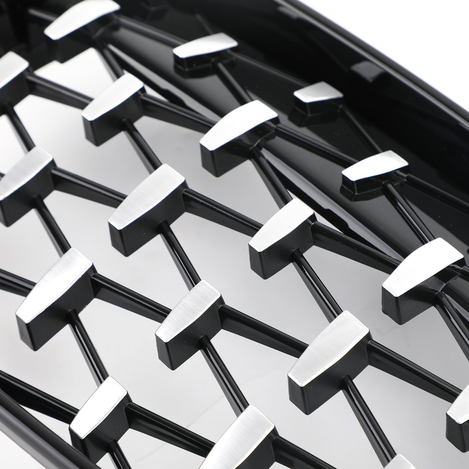 Front Grille Fit for BMW 1 Series E81 E87 E82 E88 128i 135i 2008-2012 Black & Chrome Generic