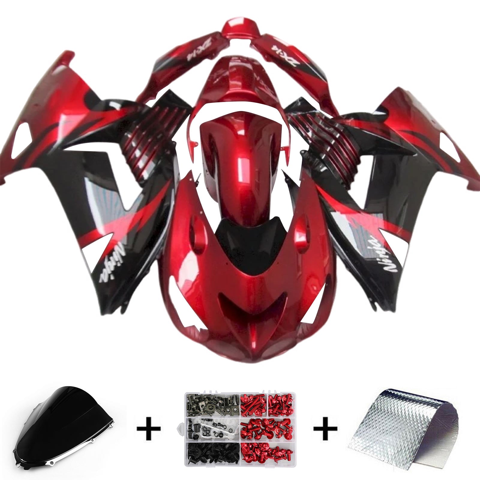 2012-2026 Kawasaki ZX14R Injection Fairing Kit Bodywork Plastic ABS #104
