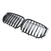 BMW G05 LCI X5 2024+ Single Line Gloss Black Front Bumper Grille Grill
