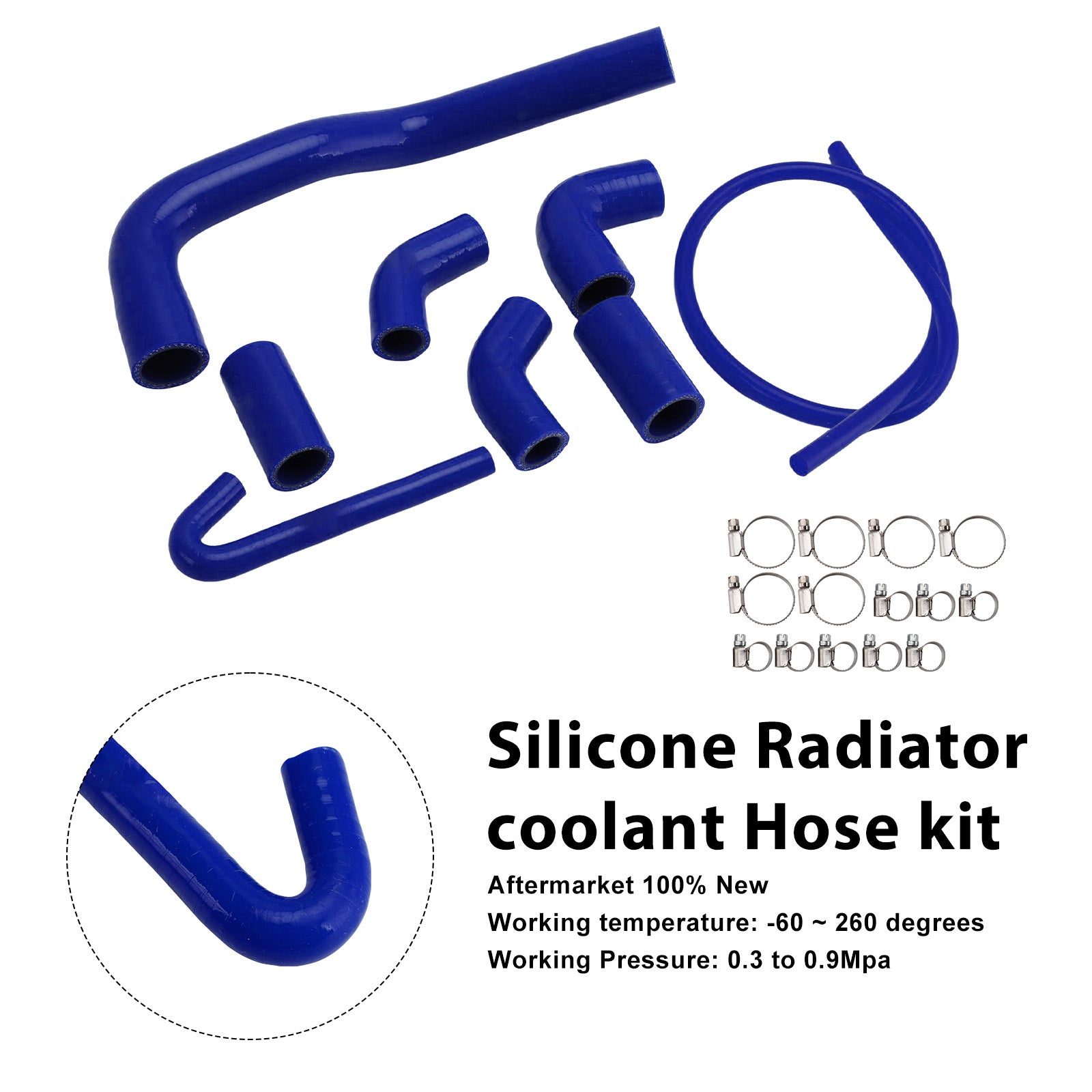 2020-2025 Ducati Streetfighter V4 V4S Silicone Radiator coolant Hose