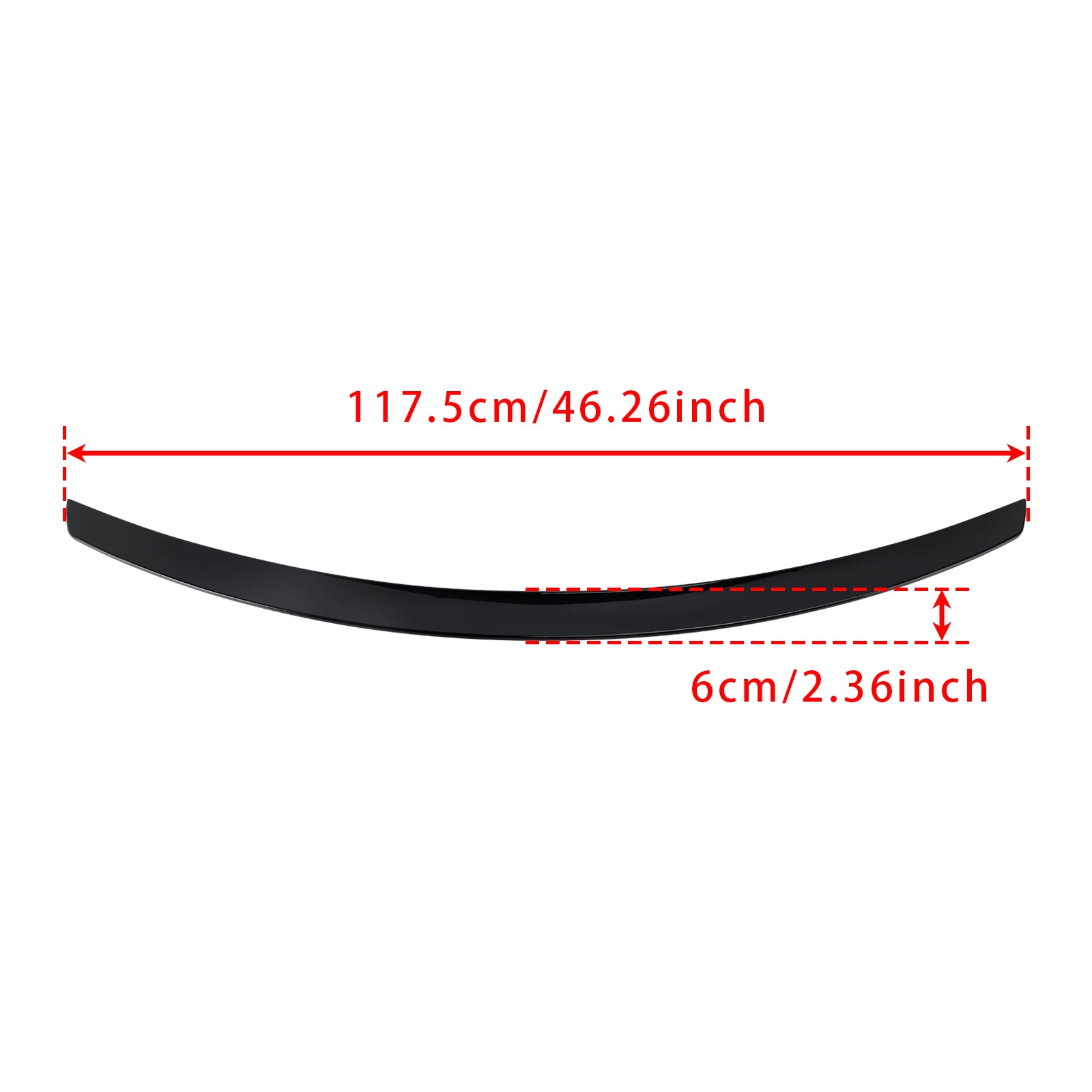 2018-2023 Mercedes-Benz CLS-Class W257 C257 Gloss Black Rear Boot Spoiler