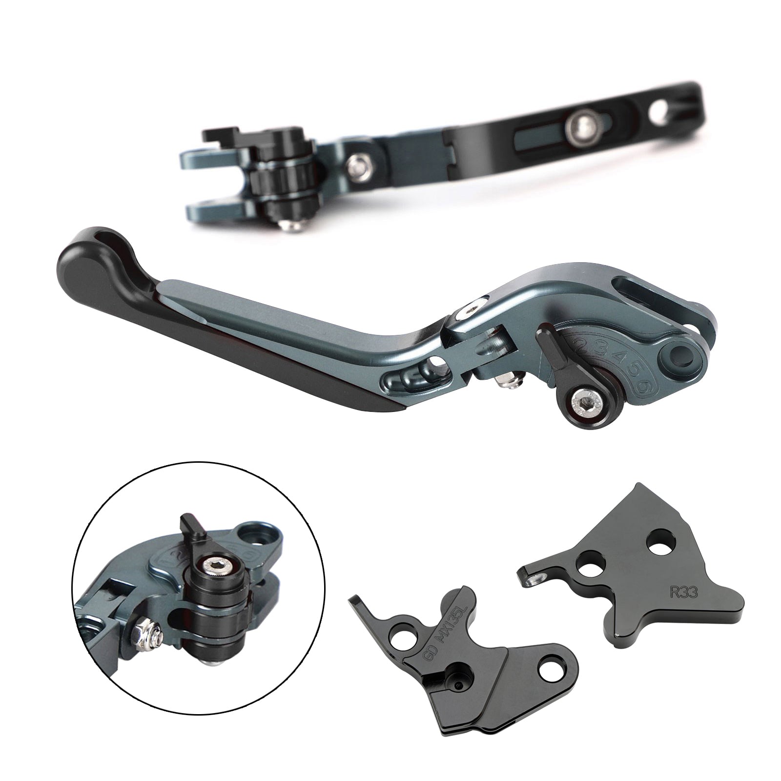 2005-2014 YAMAHA YBR125 Adjustable Clutch Brake Lever