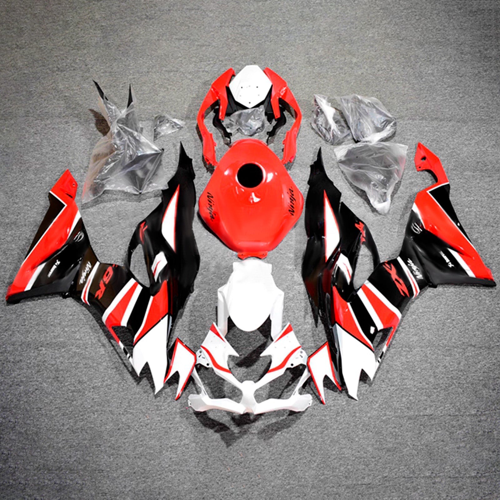 Injection Fairing Kit Bodywork Plastic ABS fit For Kawasaki ZX6R 2019-2023