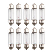 10PCS Car Light Tubular Lamp bulb C5W SV8.5 36MM 6418 12V 5W For OSRAM
