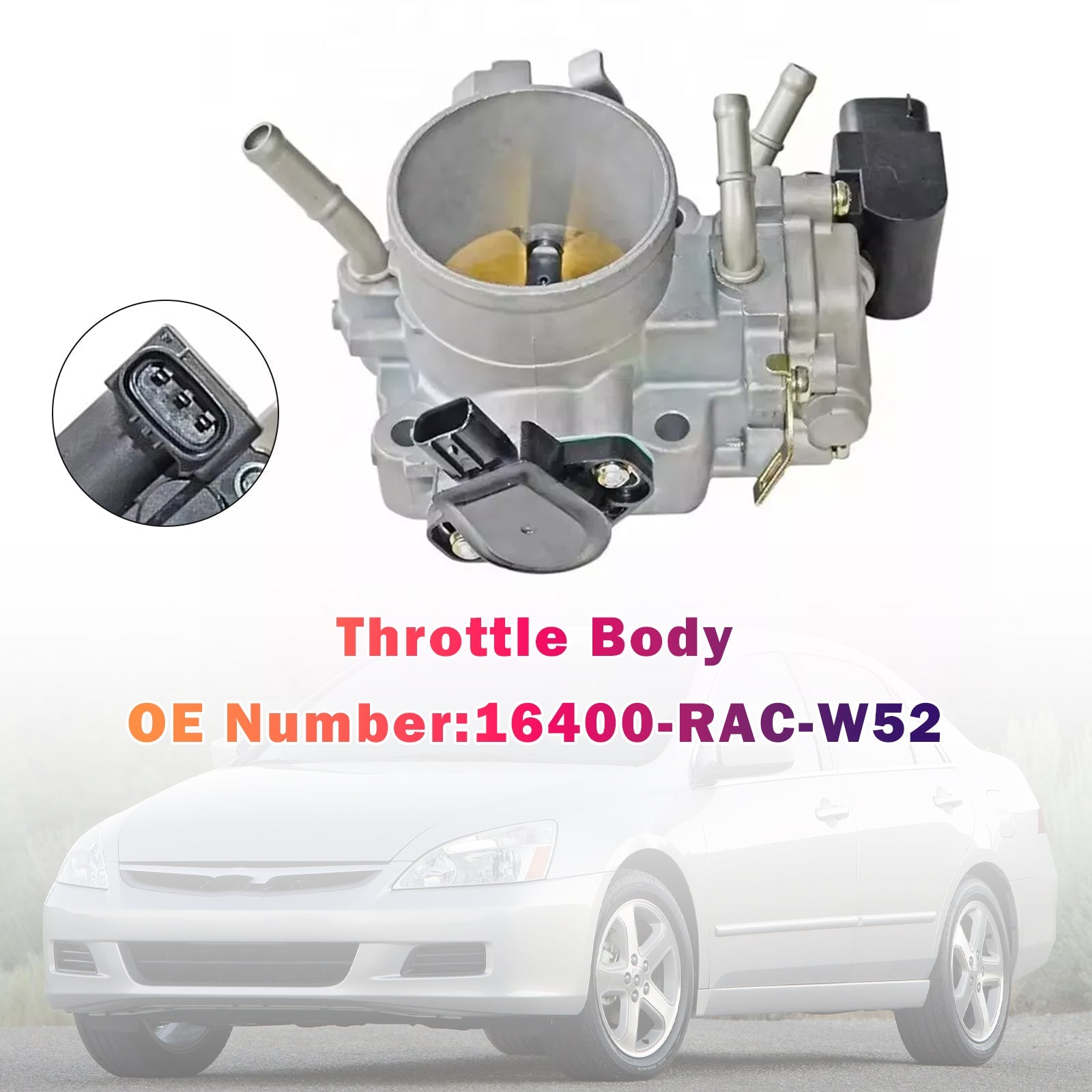 2003-2008 Honda Accord Engine K20A7 2.0L Throttle Body 16400-RAC-W52