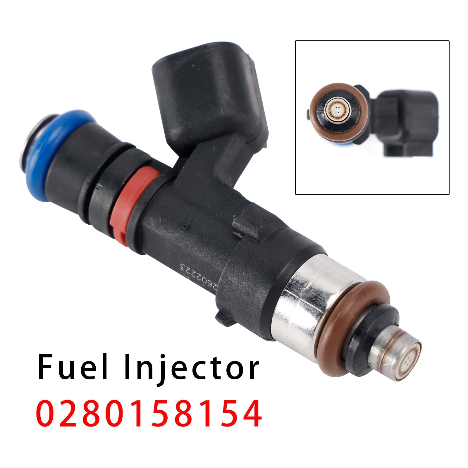 1Pcs Fuel Injector For Saturn Outlook Vue GMC Acadia Enclave 07-08 0280158154