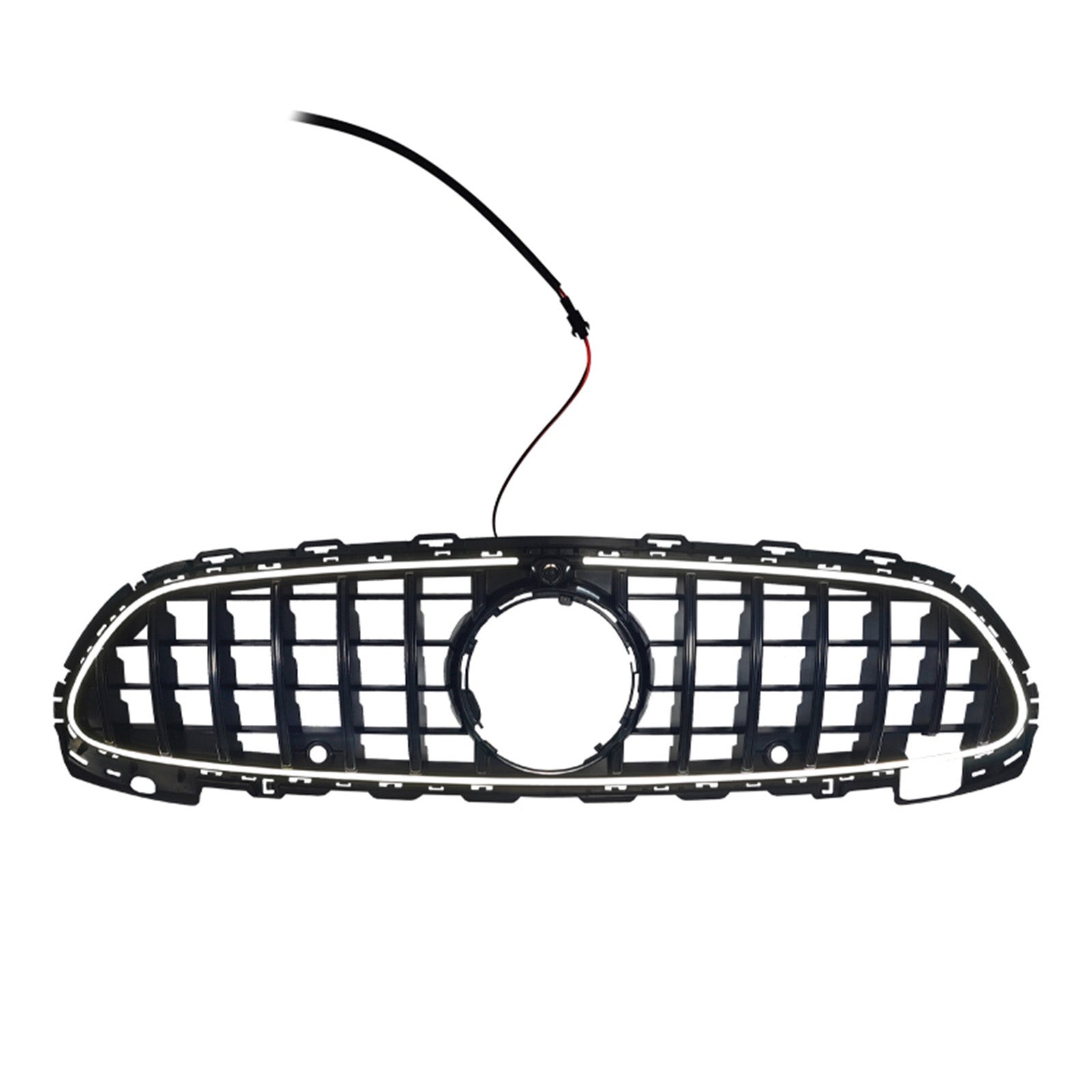 2022-2026 Fit Mercedes Benz W206 W/Camera GTR-Style Front Bumper Grille Grill