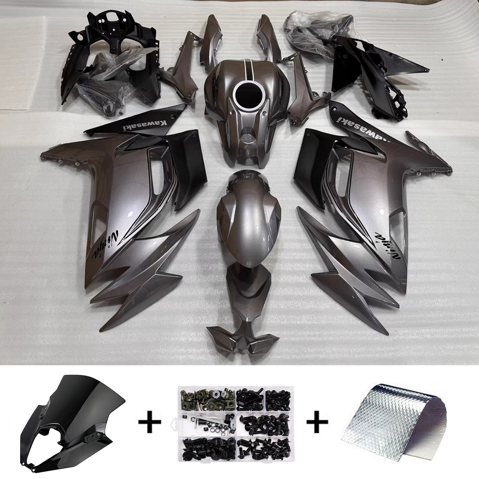 Injection Fairing Kit Bodywork ABS fit For Kawasaki ER-6F Ninja650 2020-2025