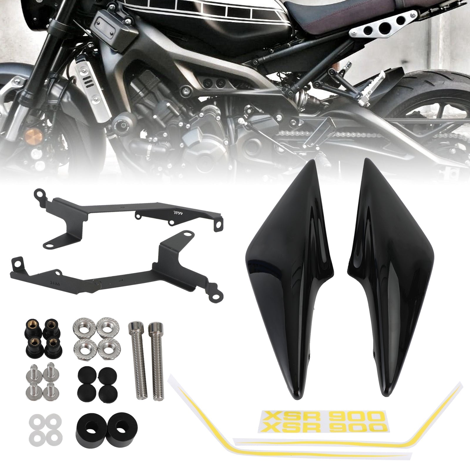 2016-2021 Yamaha XSR 900 Tail Side Driver Seat Frame Cover Fairing Generic