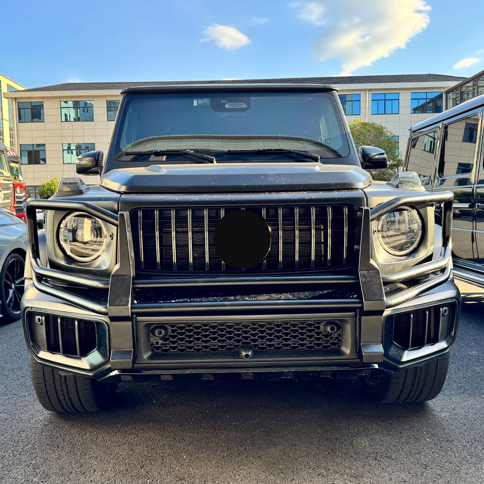 Front Bumper Grille Guard Fit Mercedes Benz G Class W465 G63 B700 2025+