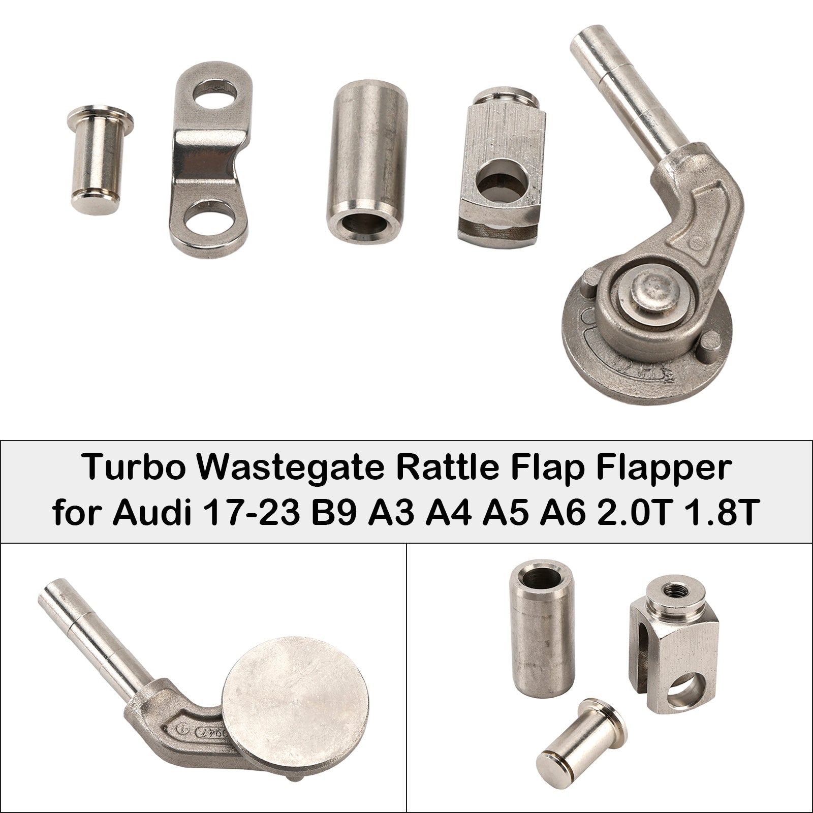 Turbo Wastegate Rattle Flap Flapper for Audi 17-23 B9 A3 A4 A5 A6 2.0T 1.8T
