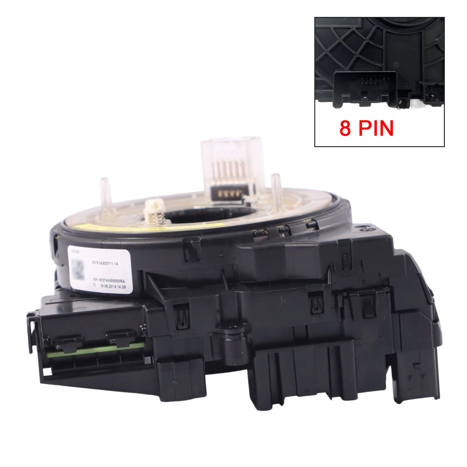 2013-2016 Audi allroad Spiral Cable Angle Sensor Assembly 8 PINS 8K0953568Q