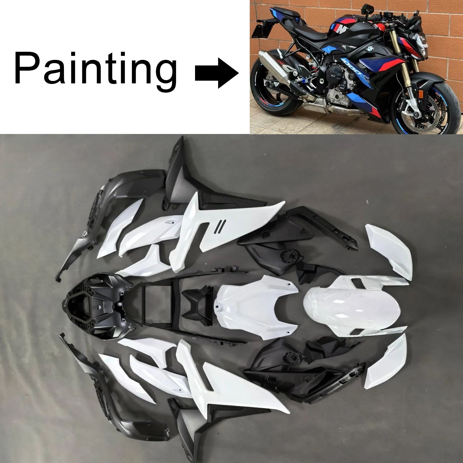 2021-2025 BMW S1000R Injection Fairing Kit Bodywork Plastic ABS