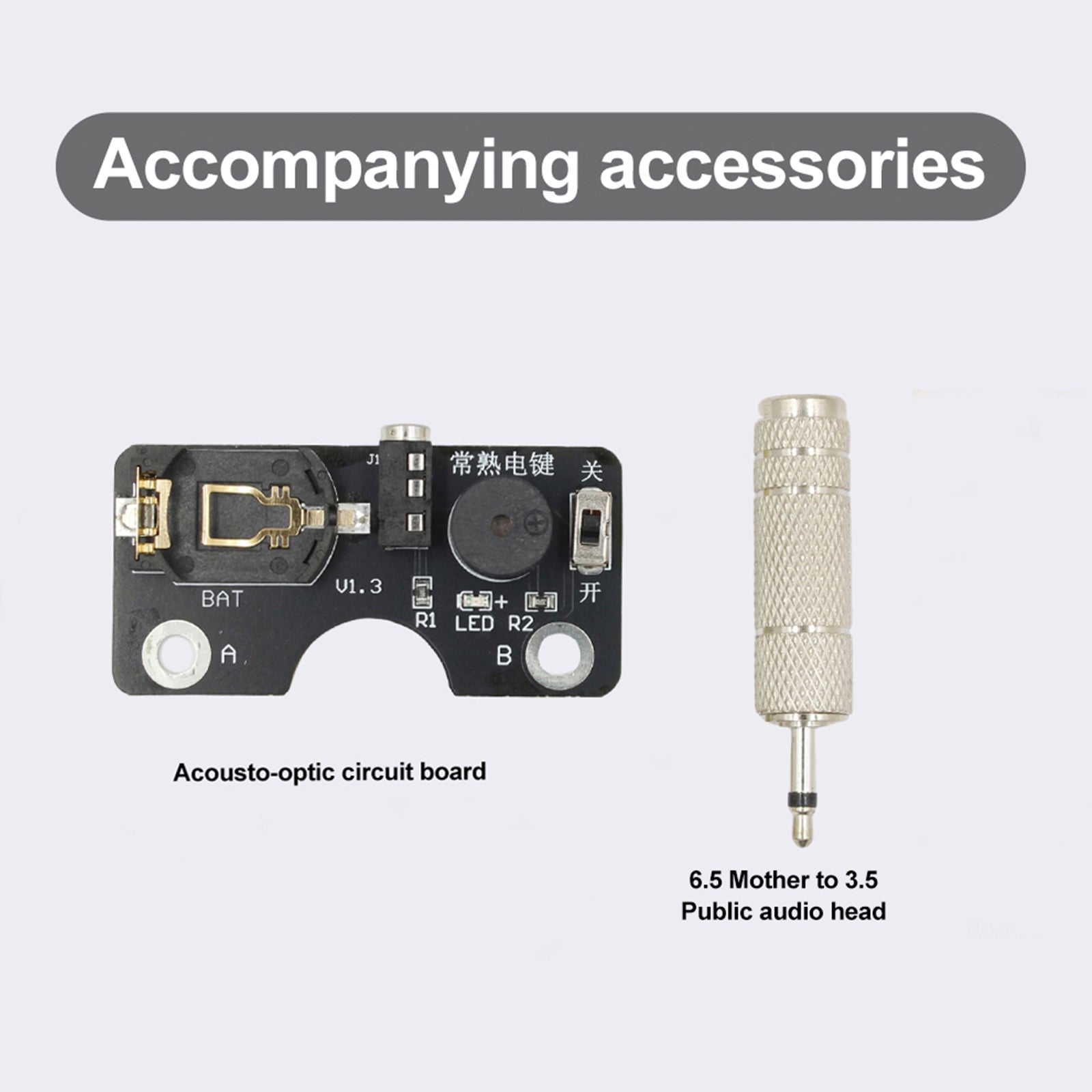 Morse Code CW Transmission Trainer Key Sound Light Circuit Board For Manual Key