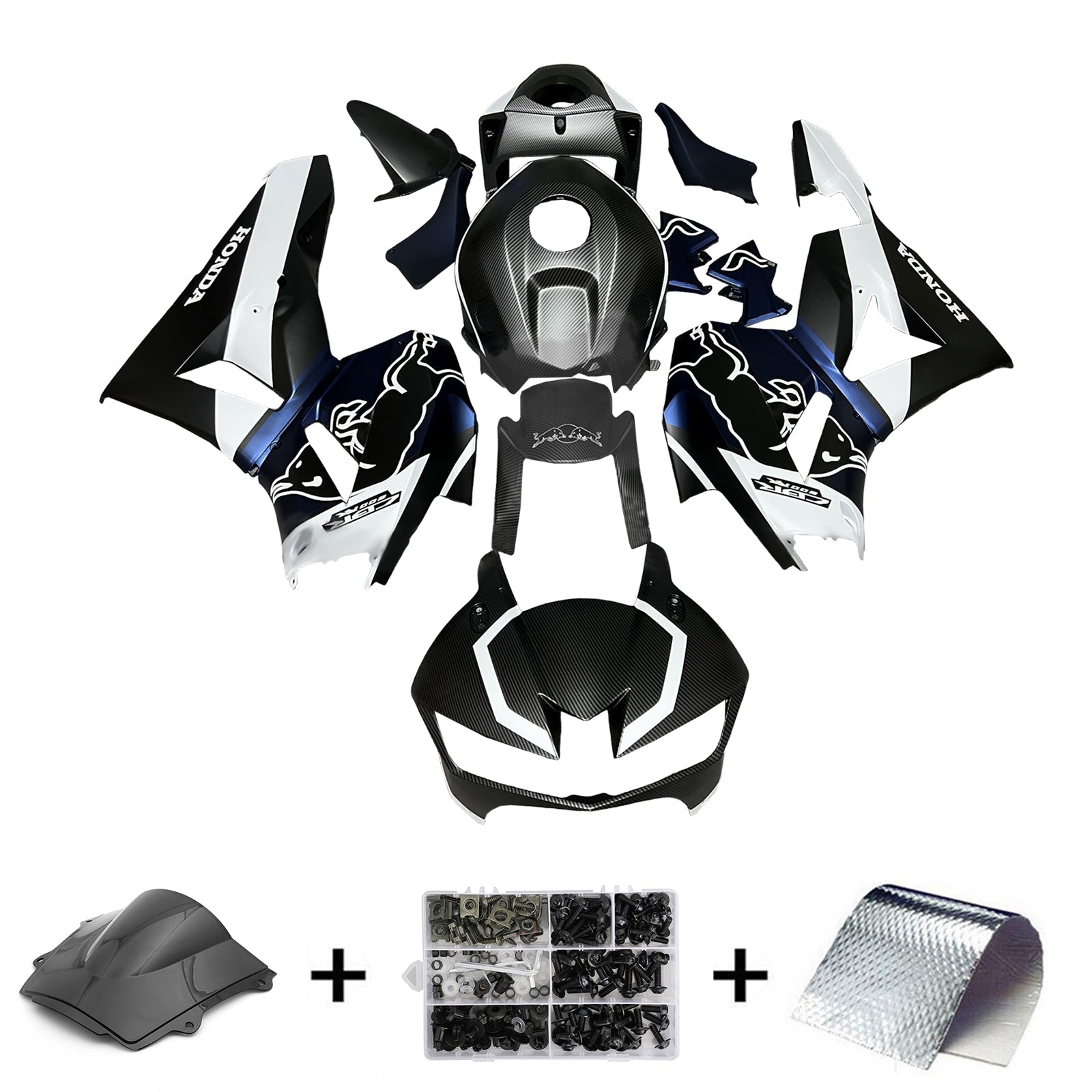 Injection Fairing Kit Bodywork Plastic ABS For Honda CBR600RR 2013-2023 F5