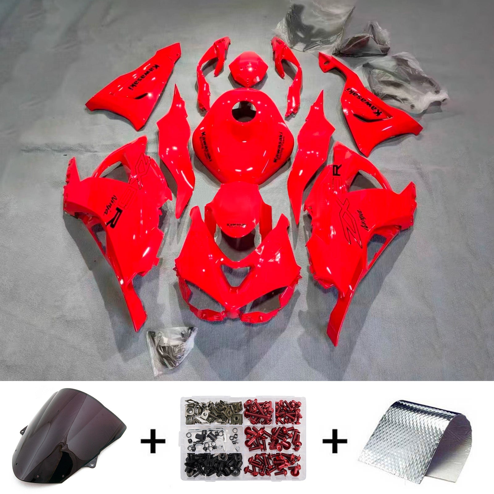 Injection Fairing Kit Bodywork Plastic ABS fit For Kawasaki ZX-6R 2024-2025