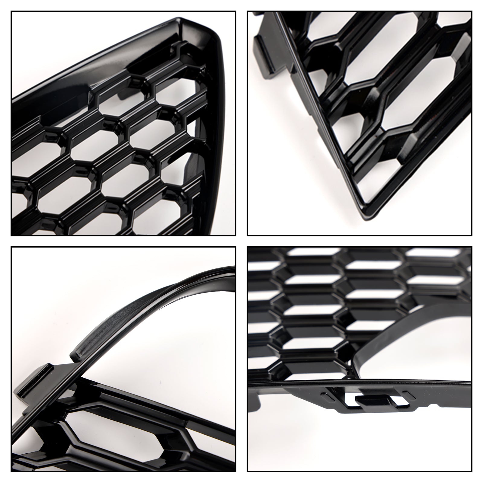 Audi A3 S3 2012-2016 Mesh Front Bumper Fog Light Surround Cover Grille 2PCS