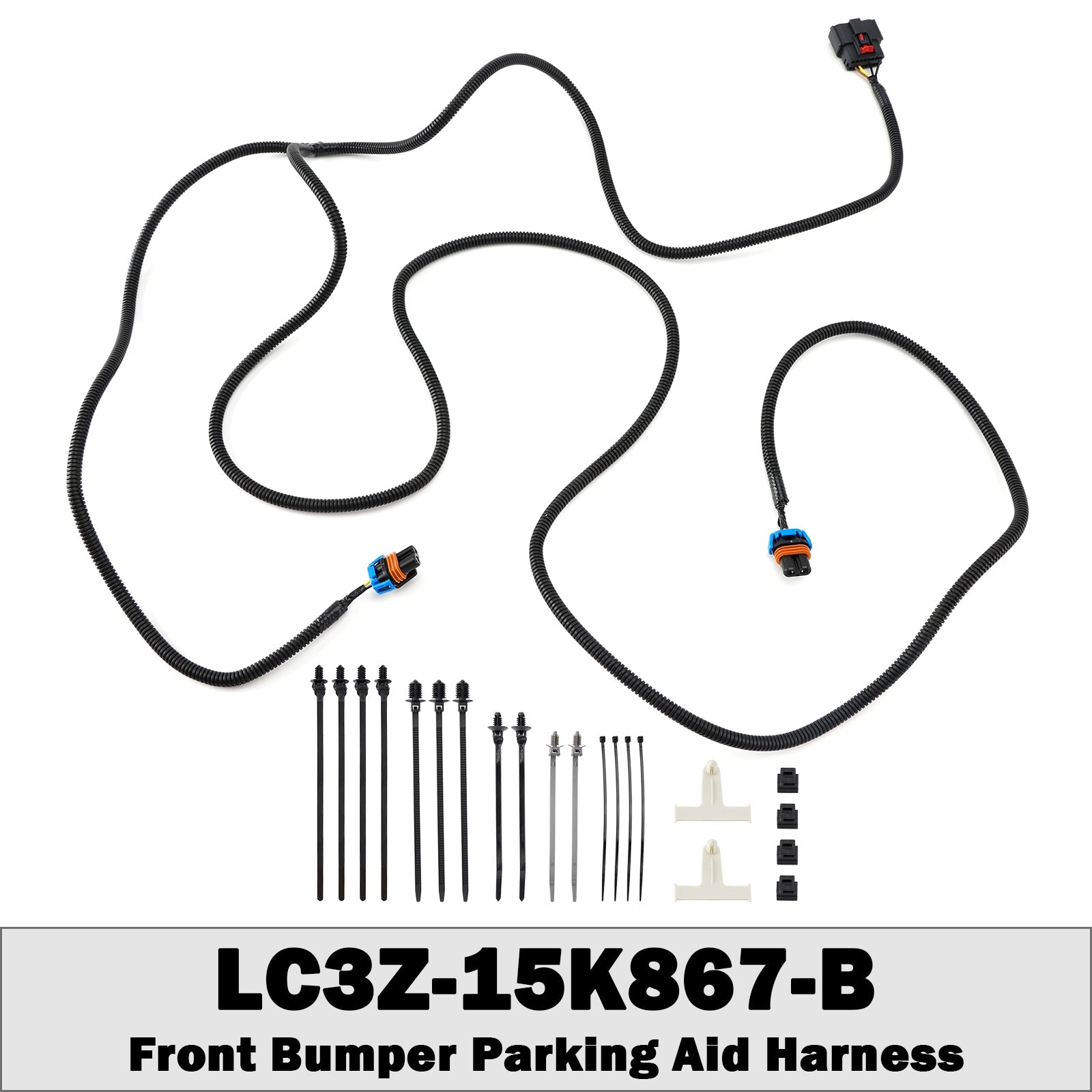 Front Bumper Parking Aid Harness for Ford Super Duty 2020-2022 LC3Z-15K867-B