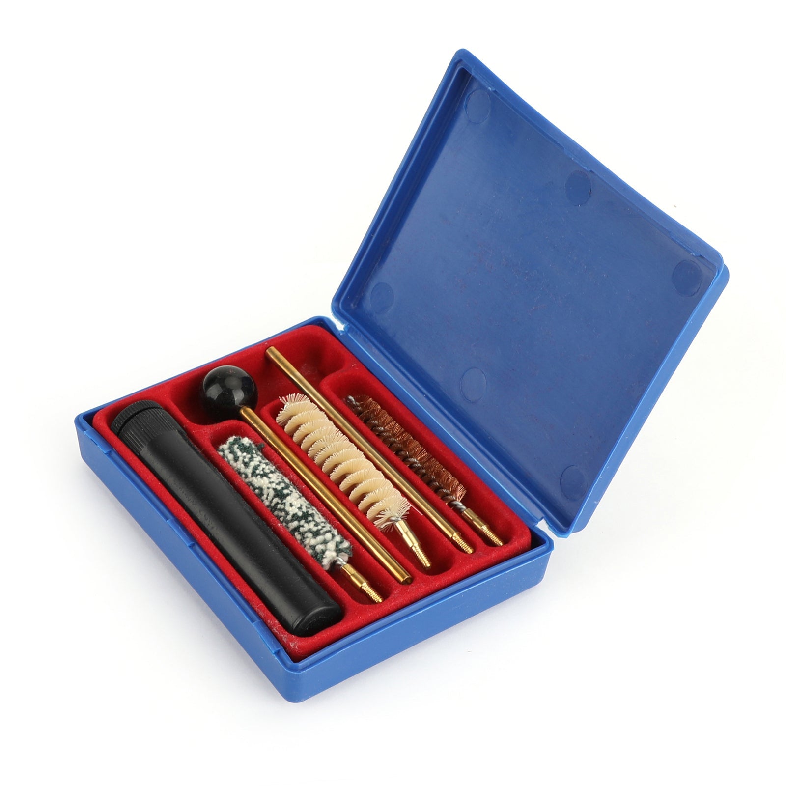 Gun Cleaning Kit for Cal .38 .357 9mm Pistol and Revolver Universal Brushes