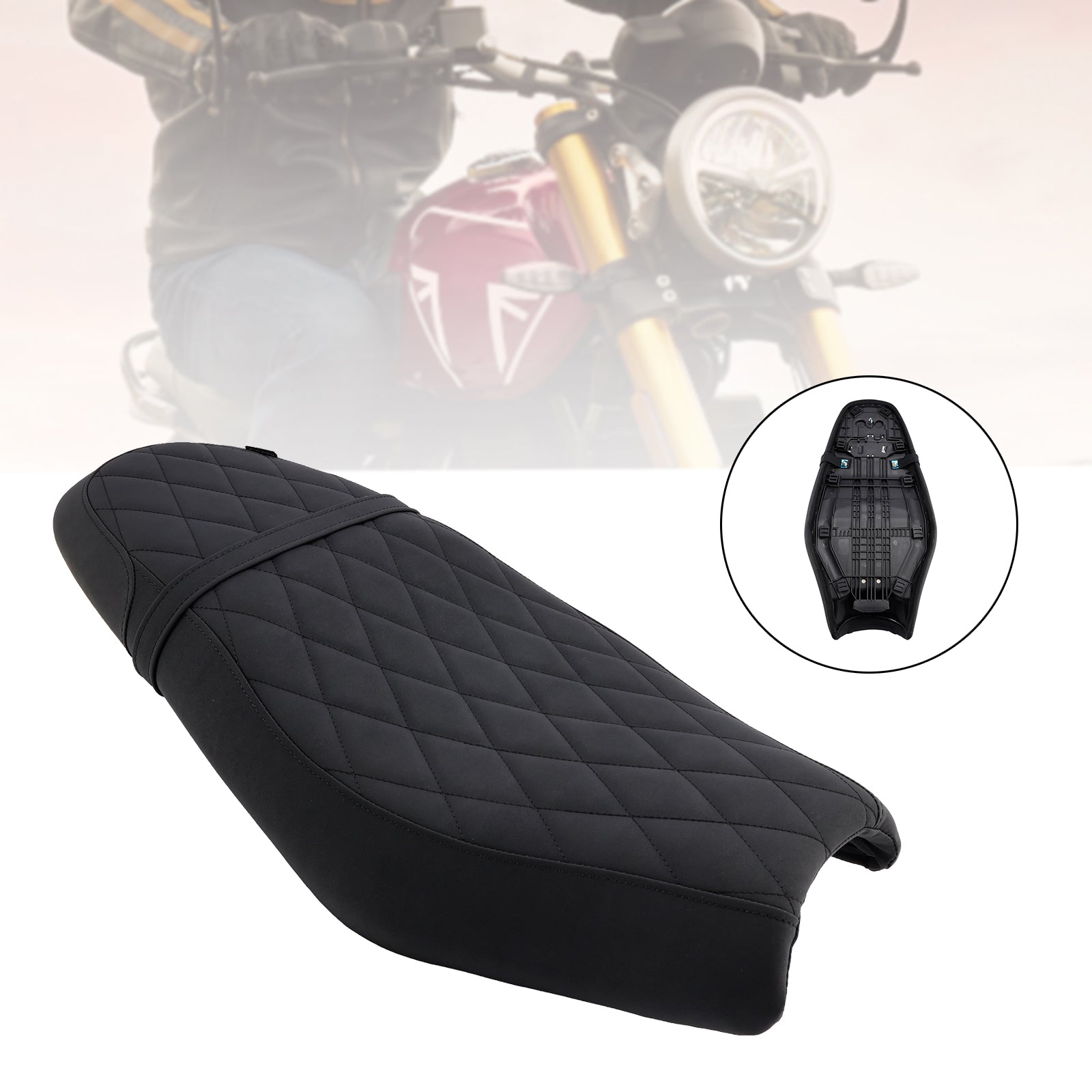 2024-2025 Triumph SPEED 400 SCRAMBLER 400X Rider Passenger Seat Front Rear Cushion
