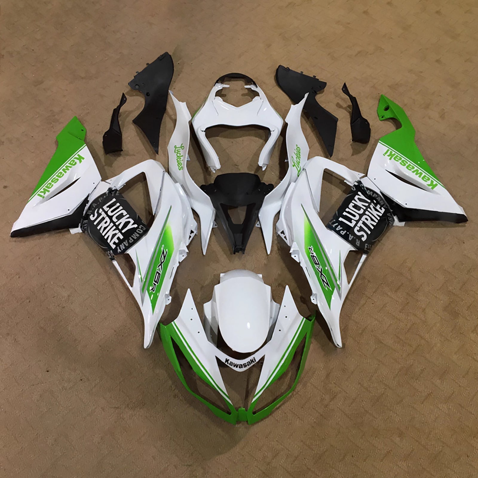 Injection Fairing Kit Bodywork Plastic ABS fit For Kawasaki ZX6R 636 2013-2018