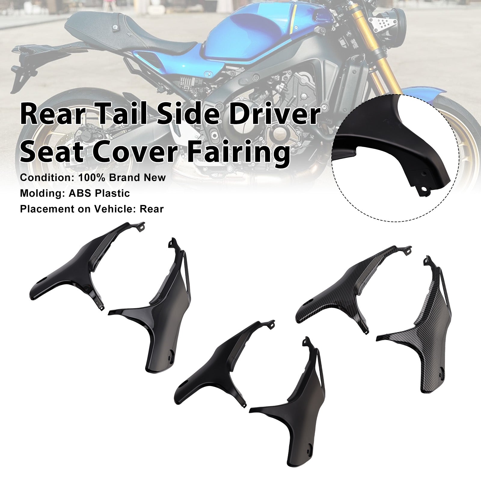 2022-2026 For Yamaha XSR900 Side Seat Fairing Panel Cowl