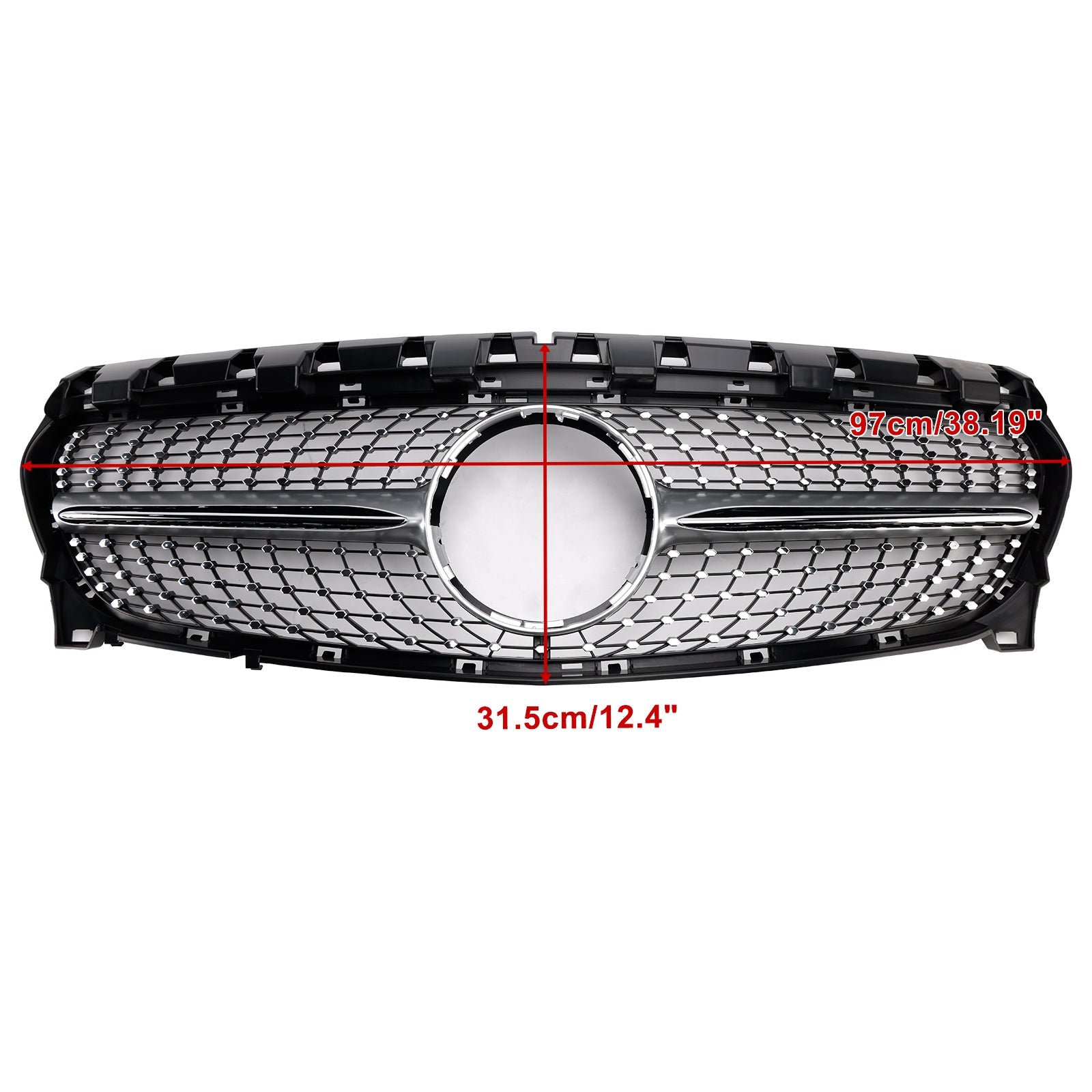 2013-2019 Mercedes-Benz CLA-Class W117 CLA250 Diamond Front Grill Grille