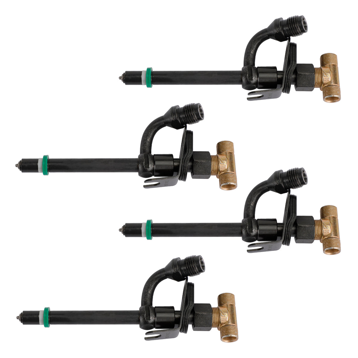 4Pcs 28481 RE36935 RE36936 Fuel Injectors For John Deere Excavator 70D 190E 290D
