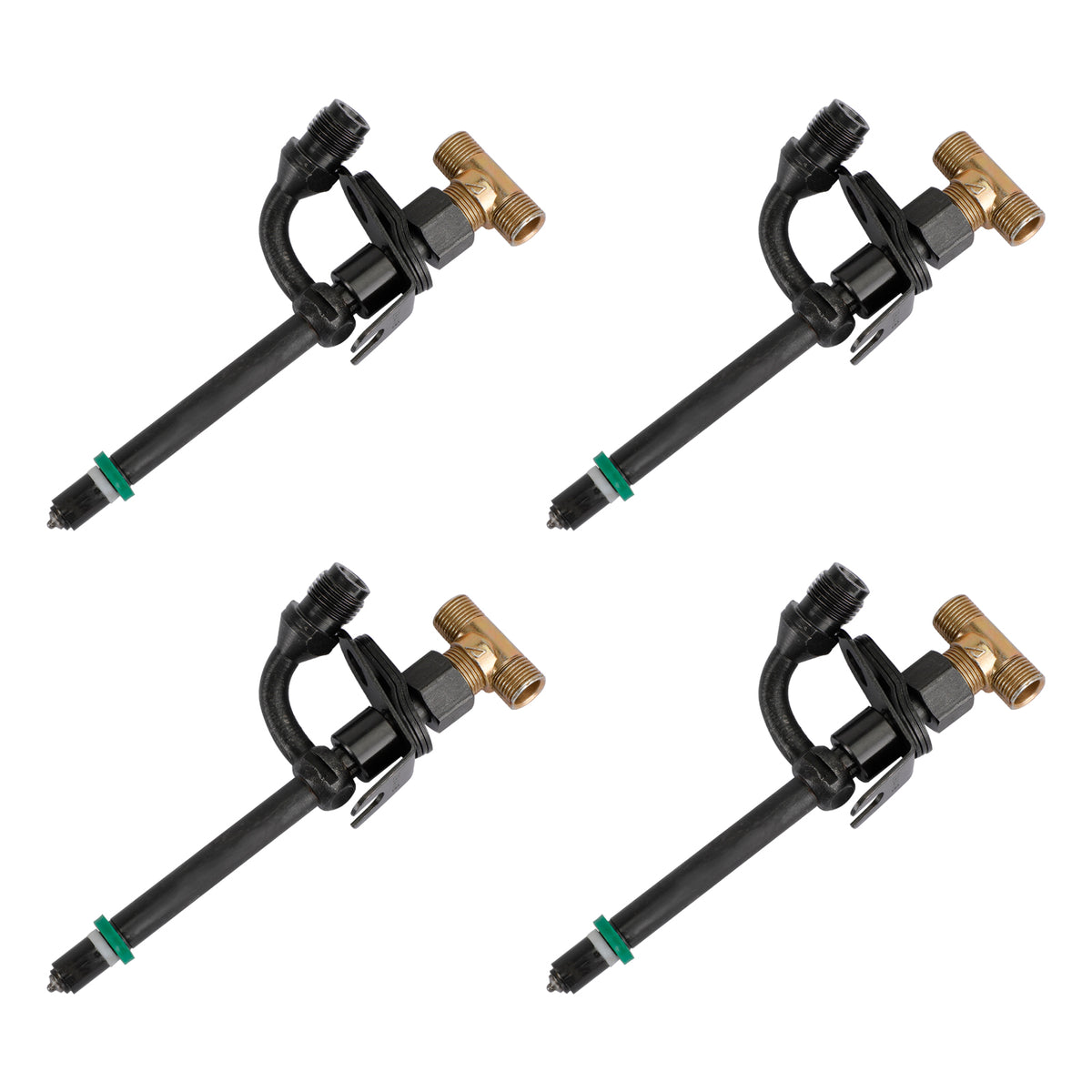 4Pcs 28481 RE36935 RE36936 Fuel Injectors For John Deere Excavator 70D 190E 290D