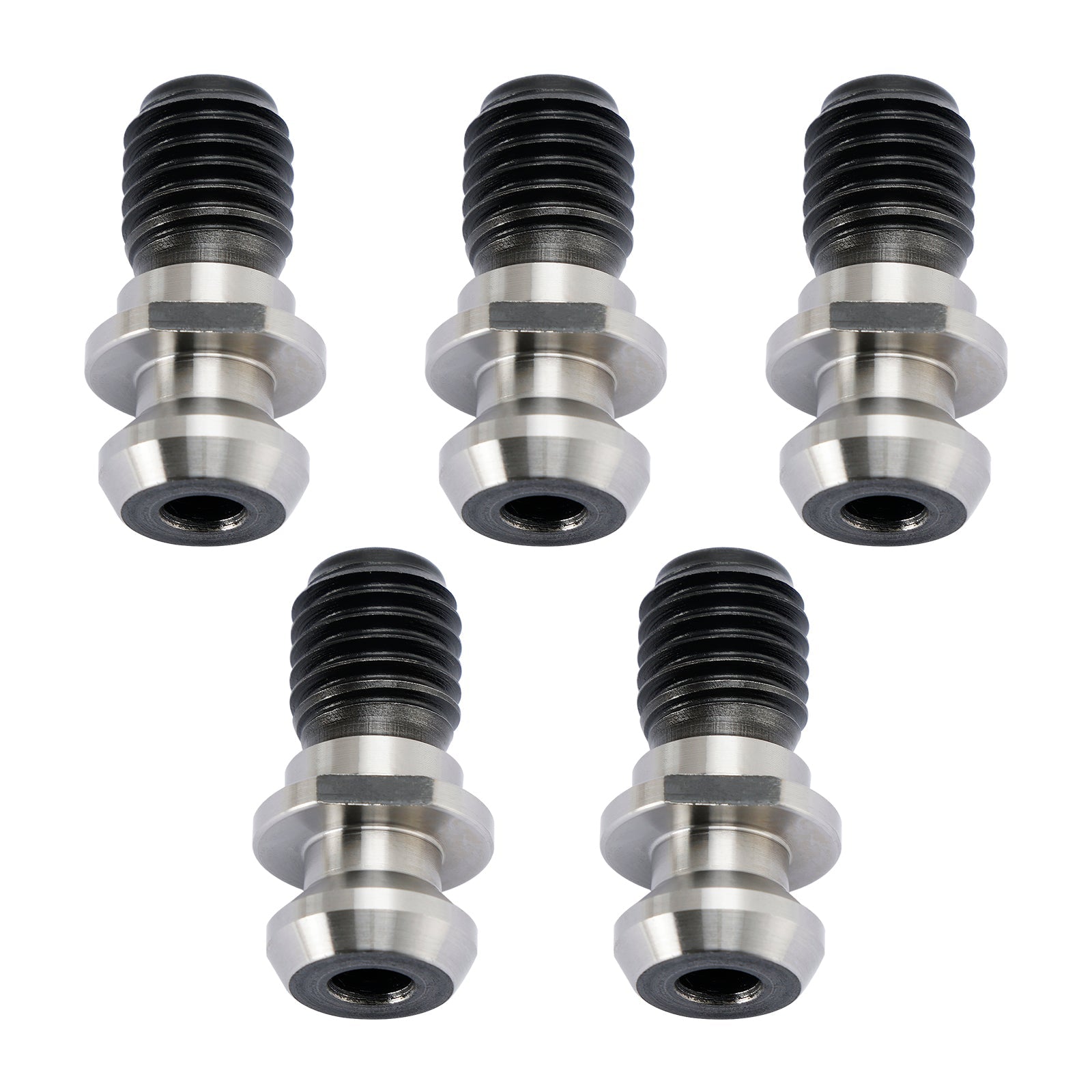 5Pcs CAT40 45掳 0.740" Coolant Pull Stud Retention Knob For Mazak Fadal Silver