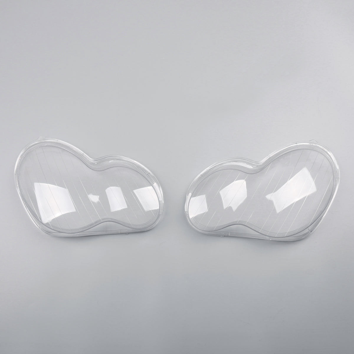 2001-2007 BENZ W203 C-Class C280 Headlight Lens Shell Plastic Cover Left + Right Generic
