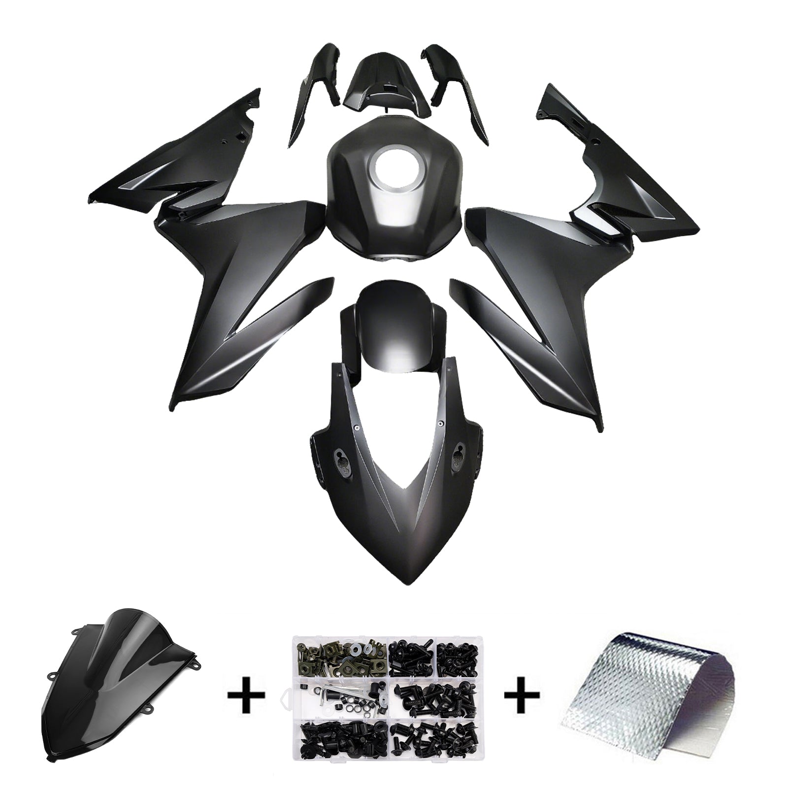 Injection Fairing Kit Bodywork Plastic ABS For Honda CBR500R 2022-2023